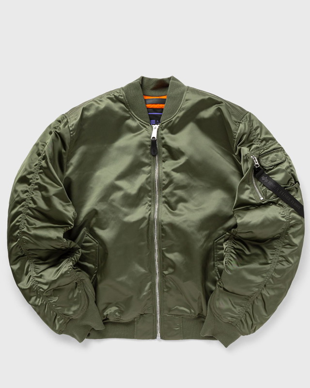 Bomber dzsekik Alpha Industries Bomber & Flight Jackets-MA-1 UV Zöld | 146115UV-SAGE-GREEN