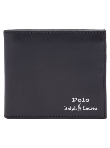 Pénztárca Polo by Ralph Lauren Embossed Billfold Wallet Black Fekete | 405803865002