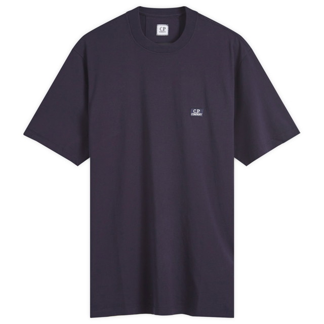 Póló C.P. Company Logo Patch T-Shirt Fekete | 17CMTS031A-005100W-888