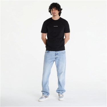 Póló Filling Pieces Slim T-Shirt UNISEX Black Kék | 74434001861, 2