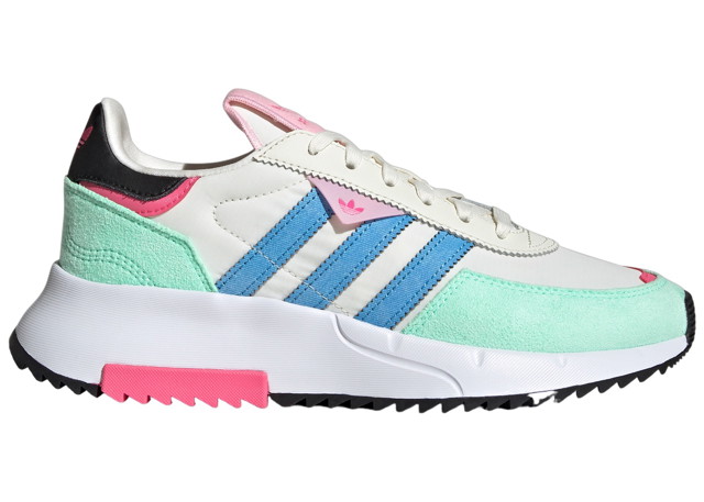 Sneakerek és cipők adidas Originals Retropy F2 Off White Pulse Blue Pulse Mint W Türkizkék | HQ4418