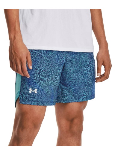 Rövidnadrág Under Armour Launch 7'' Printed Shorts Kék | 1376582-433