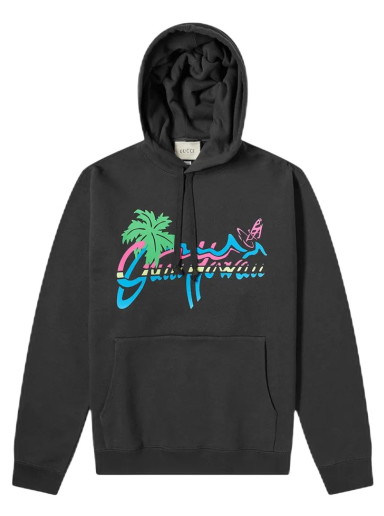 Sweatshirt Gucci Hawaii Hoodie Fekete | 626989 XJCSP 1142