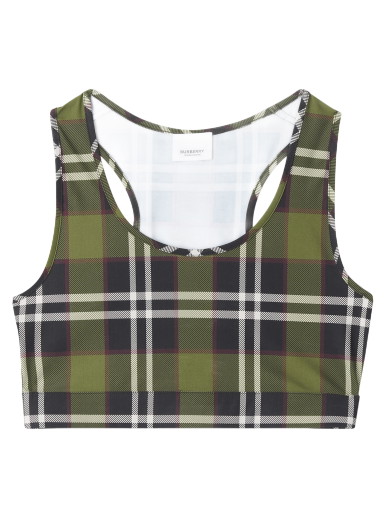 Vintage Check Crop Top