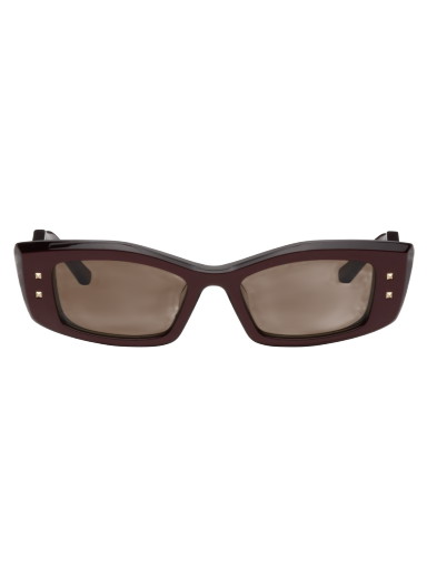 Napszemüveg Valentino Garavani V Rectangular Frame Sunglasses Burgundia | VLS-109B-52