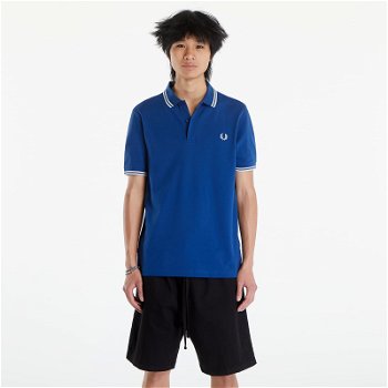 Fred Perry Twin Tipped Shirt Shdcob/Snow white/Light ice M3600 V29