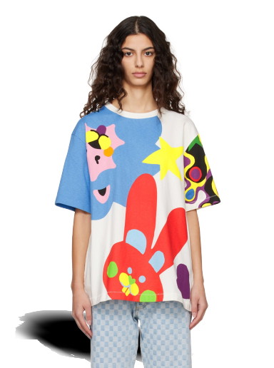 Póló KENZO Printed Fehér | FD55TS4504SY