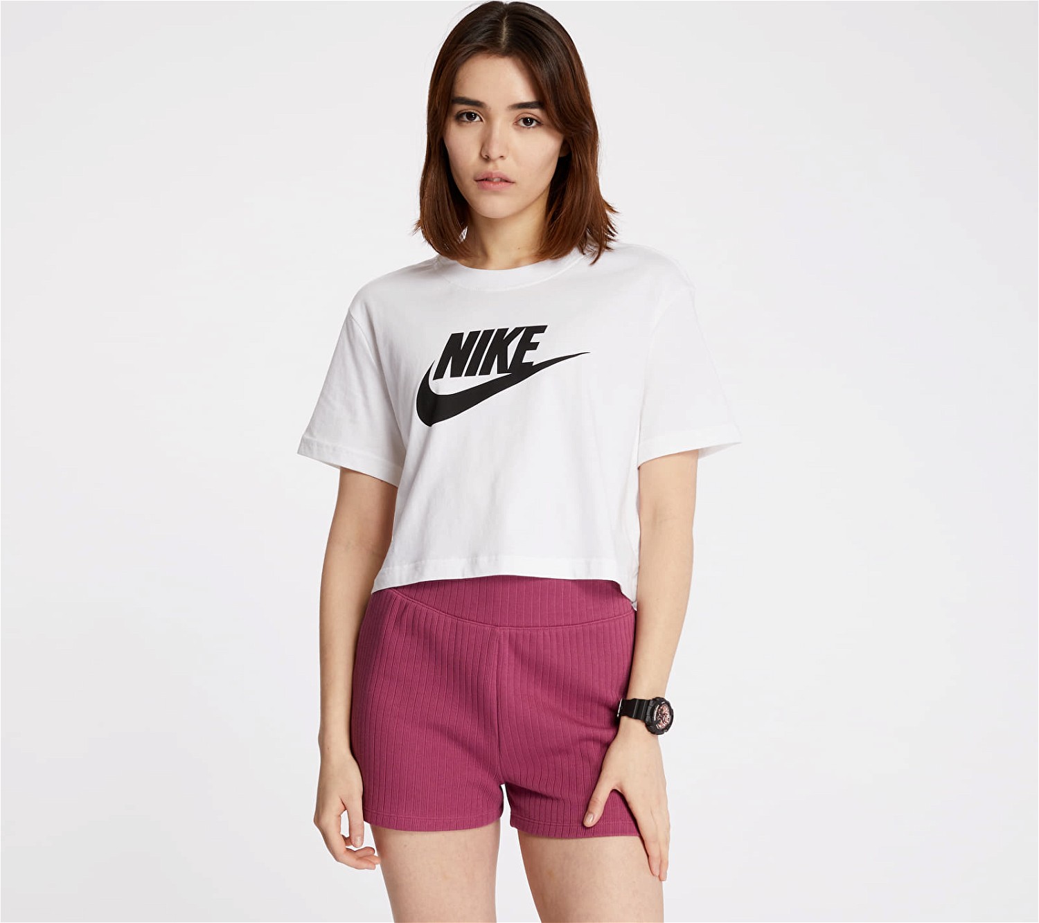 Póló Nike Sportswear Essential Cropped Icon Future Fehér | BV6175-100, 0