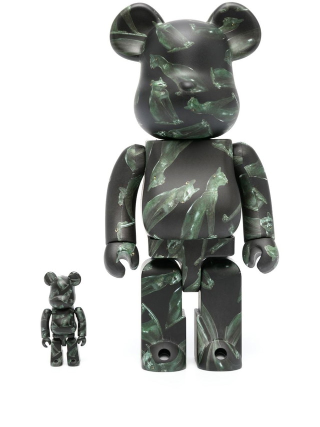 Gyűjthető Medicom Toy BE@RBRICK Egypt Cat 100% + 400% figure - Black Fekete | 453095659923618033906