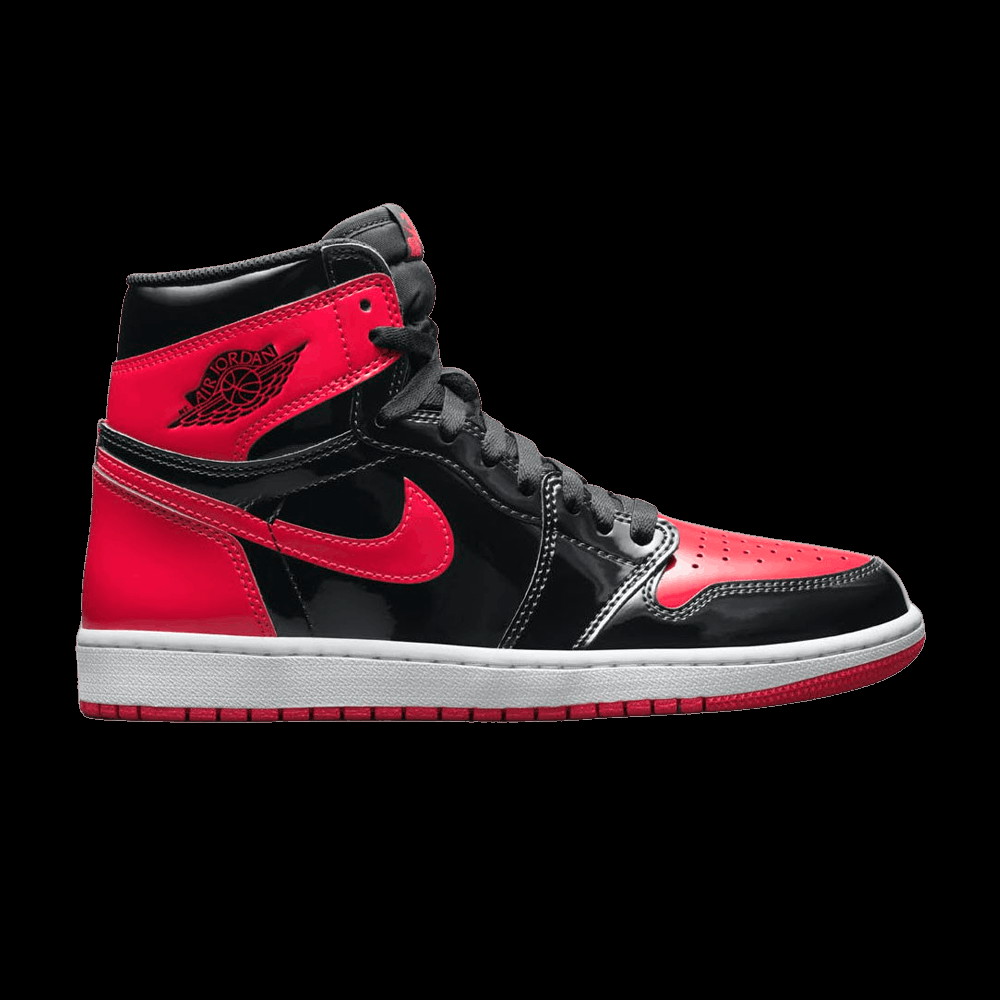 Sneakerek és cipők Jordan Air Jordan 1 Retro High OG Patent "Bred" Fekete | 555088-063, 1
