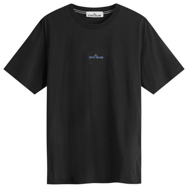 Póló Stone Island Badge Back Print T-Shirt Fekete | 81152NS81-V0029
