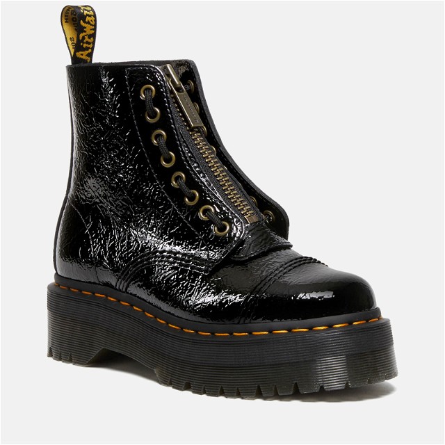Sneakerek és cipők Dr. Martens Women's Sinclair Patent-Leather Fekete | 27720001