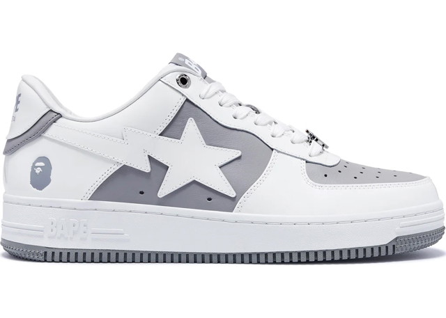 Sneakerek és cipők BAPE A Bathing Ape Bape Sta Low #6 Gray Szürke | 1K30-191-328-GRA/001FWK301328M-GRA