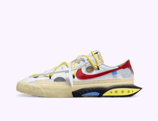 Off-White x Blazer Low "Fossil"