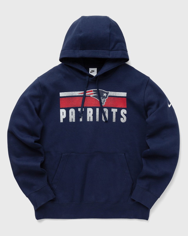 Sweatshirt Nike NFL New England Patriots Club Hoodie Sötétkék | NKDK-41S-8K-05J