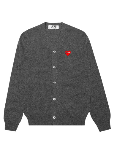 Pulóver Comme des Garçons PLAY Knit Cardigan Szürke | AZ N008 051 3