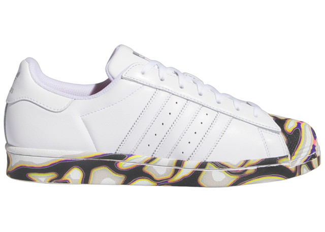 Sneakerek és cipők adidas Originals Superstar Pride Pabllo Vittar Cloud White Silver Metallic Core Black Fehér | IH8061