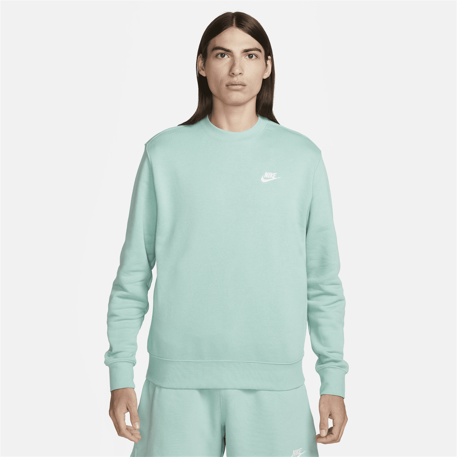 Sweatshirt Nike Sportswear Club Fleece Türkizkék | BV2662-309, 0