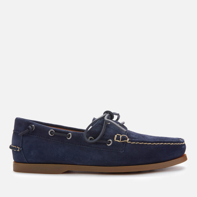 Ruházat Polo by Ralph Lauren Polo Ralph Lauren Men's Merton Suede Boat Shoes - Newport Navy - UK 7 Barna | 803730057002