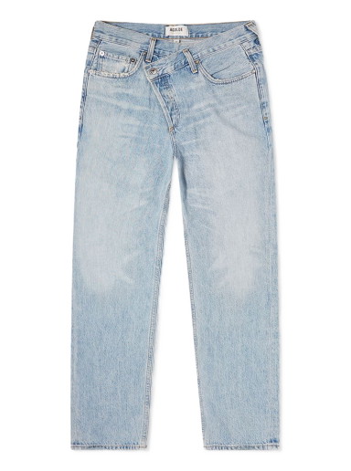 Farmer AGOLDE Criss Cross Boyfriend Jeans Szürke | A097-983