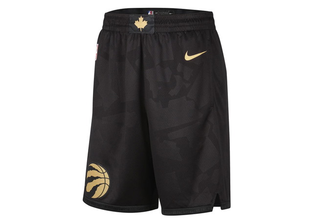 Rövidnadrág Nike NBA Toronto Raptors City Edition Swingman Shorts Black Fekete | DO9675-010