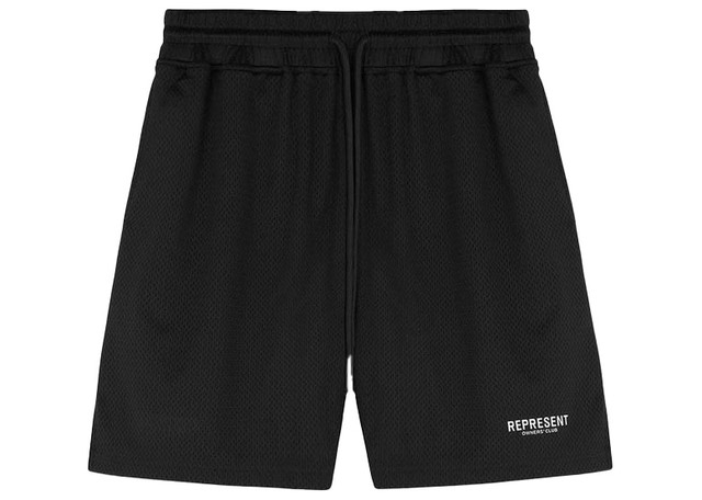 Rövidnadrág Represent Clo Represent Owners Club Mesh Shorts Black Fekete | M09050-01