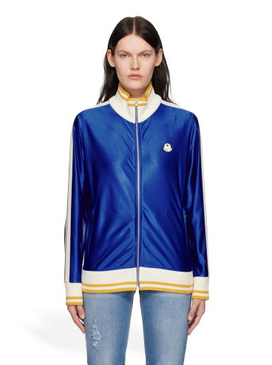 Dzsekik Moncler x Genius 8 x Palm Angels Shiny Jacket Kék | H209L8G00002M2522