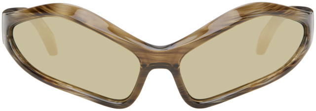 Napszemüveg Balenciaga Fennec Oval Sunglasses Bézs | BB0314S-003