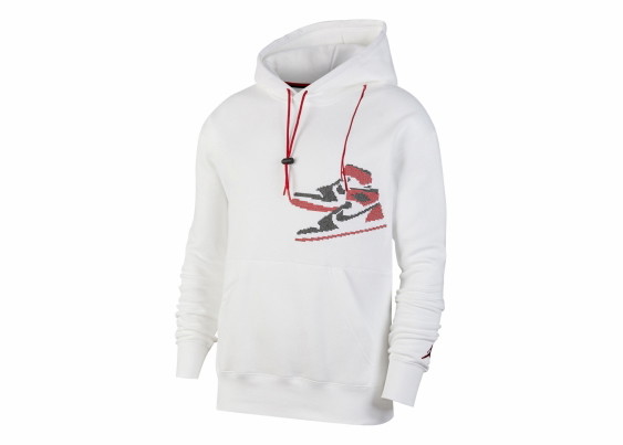 Sweatshirt Jordan Jordan 1 Jumpman Holiday Hoodie White Fehér | CT3457-100
