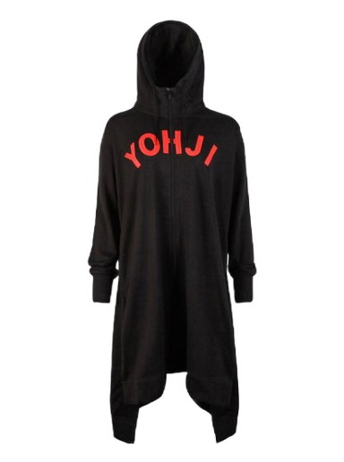 Sweatshirt adidas Originals Y-3 Yohji Letters Full Zip Long Hoodie Fekete | FJ0317