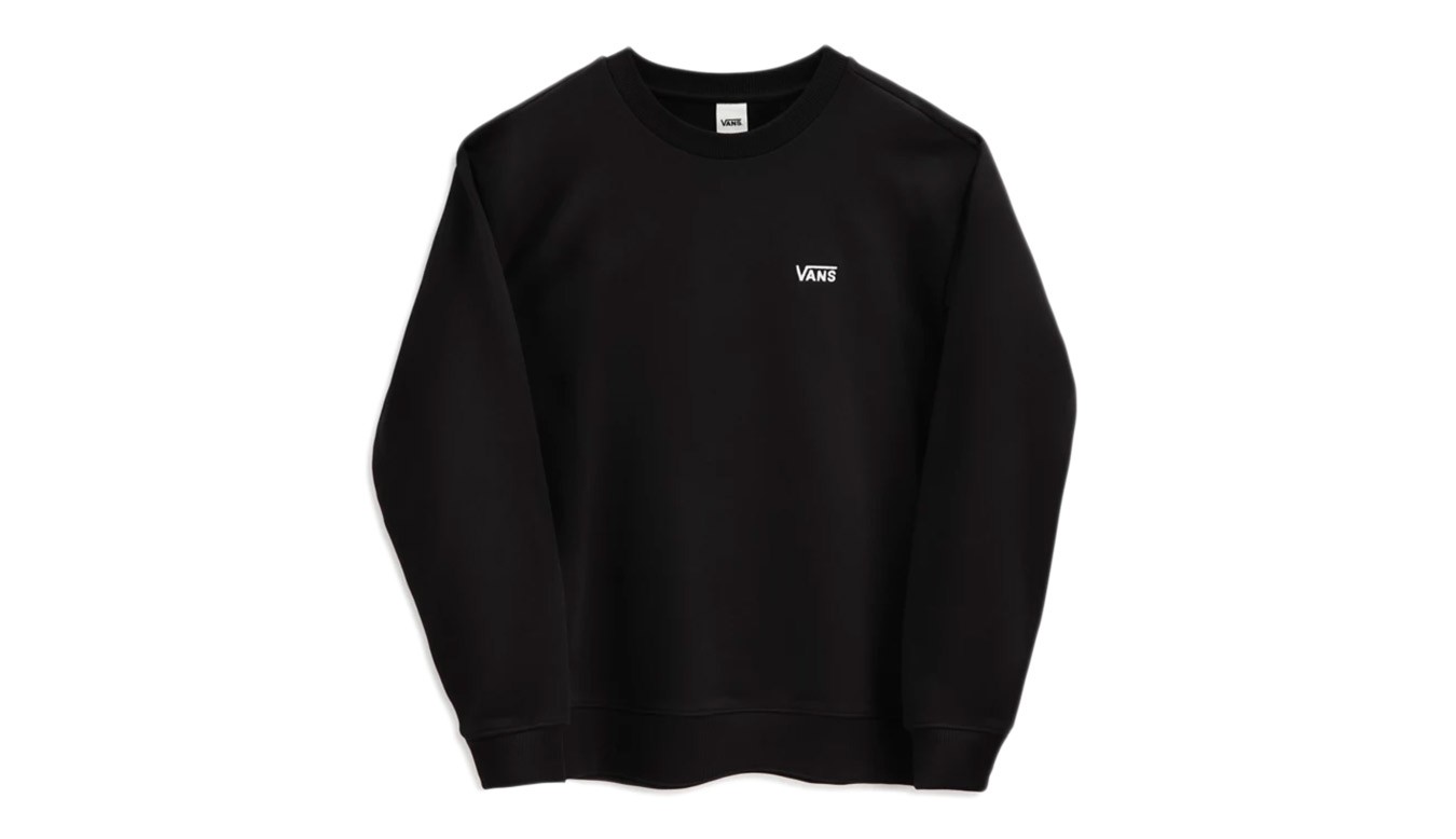 Sweatshirt Vans Flying V Boyfriend Fit Crew Sweater Fekete | VN0A5AQ1BLK, 0