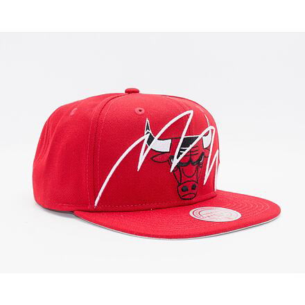 Kupakok Mitchell & Ness Shark Bite Snapback NBA Chicago Bulls Red 
Piros | HHSS3478-CBUYYPPPRED1