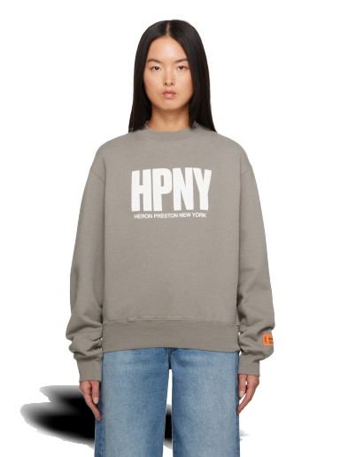 Sweatshirt HERON PRESTON 'HPNY' Sweatshirt Szürke | HWBA014F23JER0010901