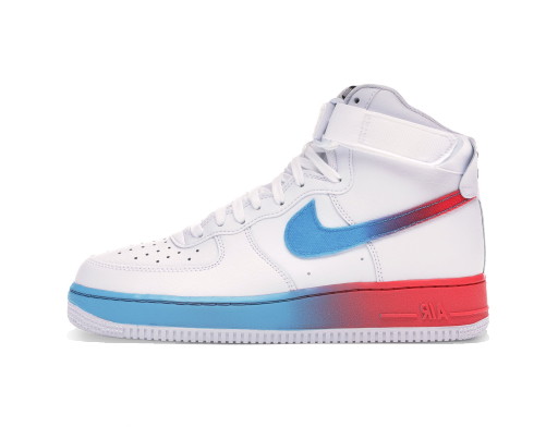 Sneakerek és cipők Nike Air Force 1 High Gradient White Blue Fury Ember Glow Fehér | CJ0525-100