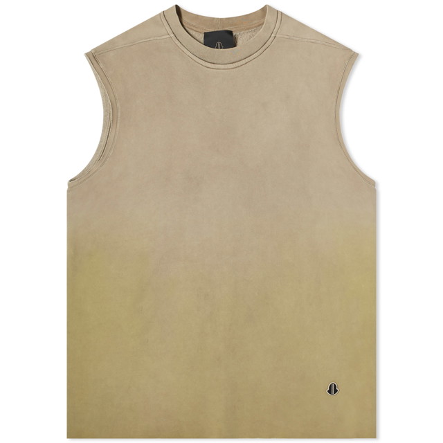 Trikók Rick Owens Moncler x Tarp Sleeveless T-Shirt Bézs | MU02C8C02-117