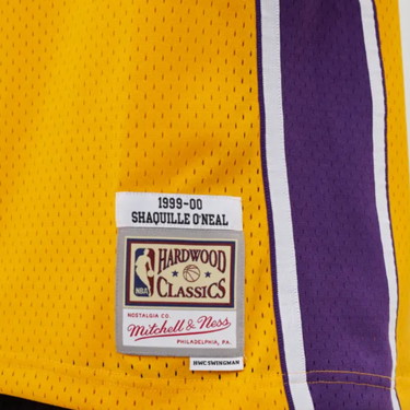 Sportmezek Mitchell & Ness Los Angeles Lakers Shaquille O'neal Swingman Jersey undefined | SMJYGS18179-LALLTGD99SON, 2