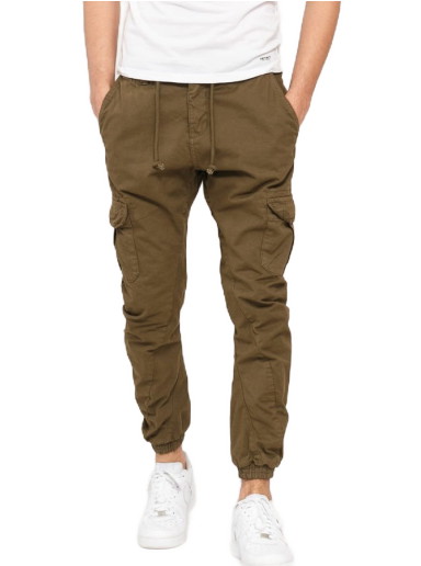 Oldalzsebes nadrágok Urban Classics Cargo Jogging Pants Zöld | tb1268