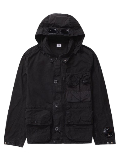 Dzsekik C.P. Company Goggle Jacket Fekete | 15CMOW151A-999
