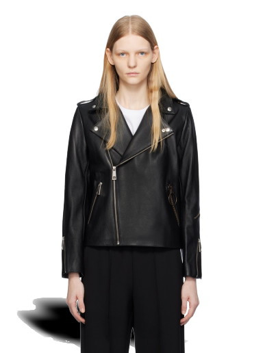 Dzsekik A.P.C. JW Anderson x Leather Jacket Fekete | PXBTO-F02851