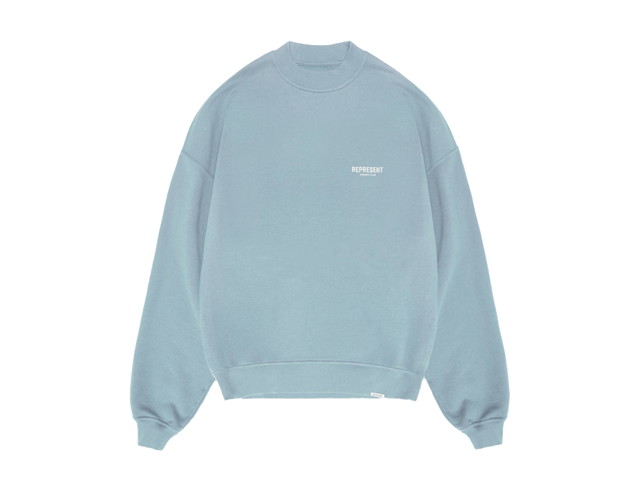 Pulóver Represent Clo Represent Owners Club Sweater Powder Blue Kék | M04159-143