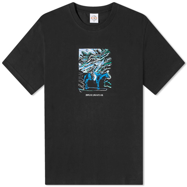 Póló Polar Skate Co. Rider T-Shirt Fekete | PSC-SP24-42