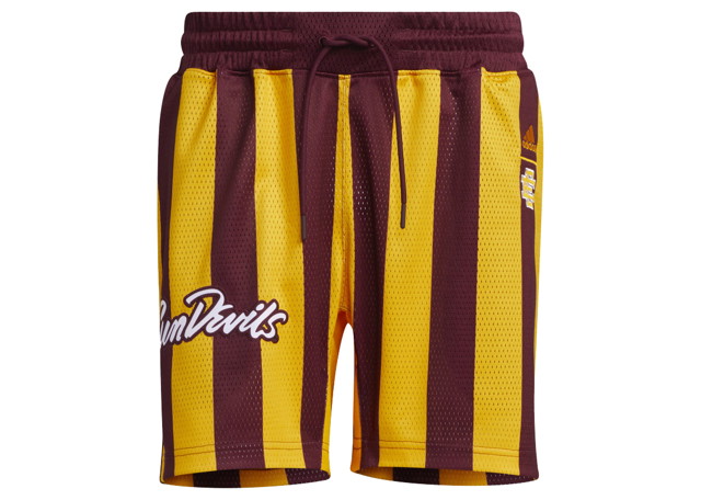 Rövidnadrág adidas Originals adidas x Eric Emanuel ASU Arizona Sun Devils Swingman Shorts Team Maroon/Team College Gold Sárga | H56720