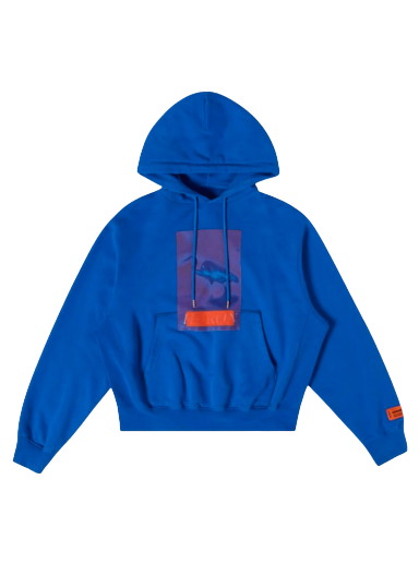 Sweatshirt HERON PRESTON Heron Censored Hoodie Kék | HMBB024F22JER0034546