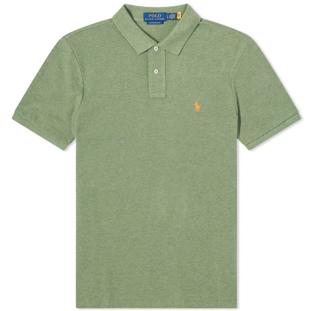 Pólóingek Polo by Ralph Lauren Custom Fit Polo Shirt Zöld | 710680784367