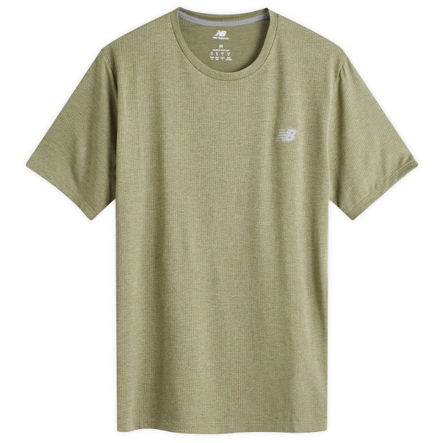 Póló New Balance Athletics T-Shirt Zöld | MT41253-DEK