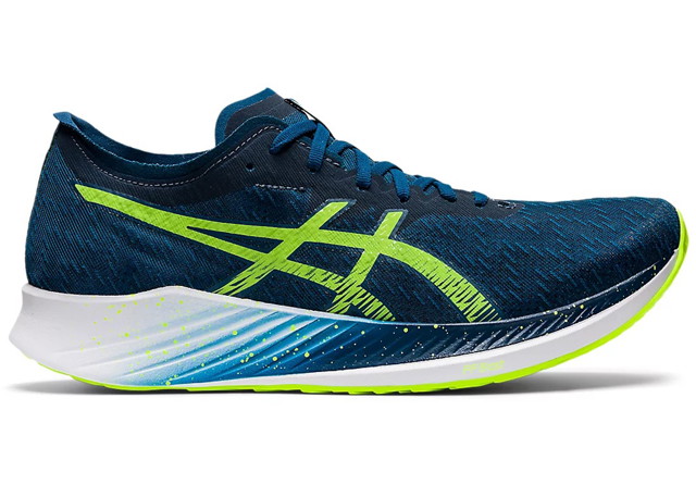 Sneakerek és cipők Asics Magic Speed Mako Blue Hazard Green Sötétkék | 1011B026-402