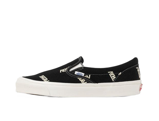 Sneakerek és cipők Vans Slip-On Multi-Logo Black Fekete | VN0A45JKVQE