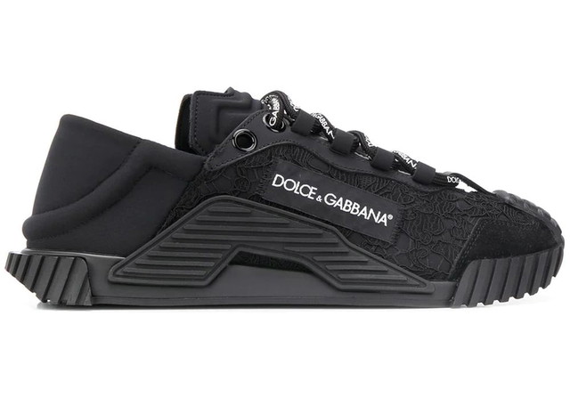 Sneakerek és cipők Dolce & Gabbana NS1 Low Top Black W Fekete | CK1754AX37280999