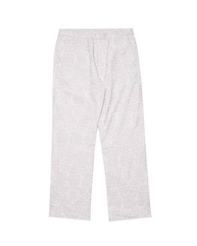 macrame jacquard pants