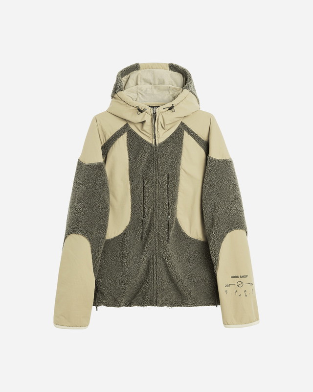 WORK SHOP EVAC Chisel Hoodie Moss Green